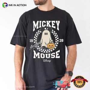 Retro Halloween Disney Mickey And Minnie Couple Matching Comfort Colors T shirt 2