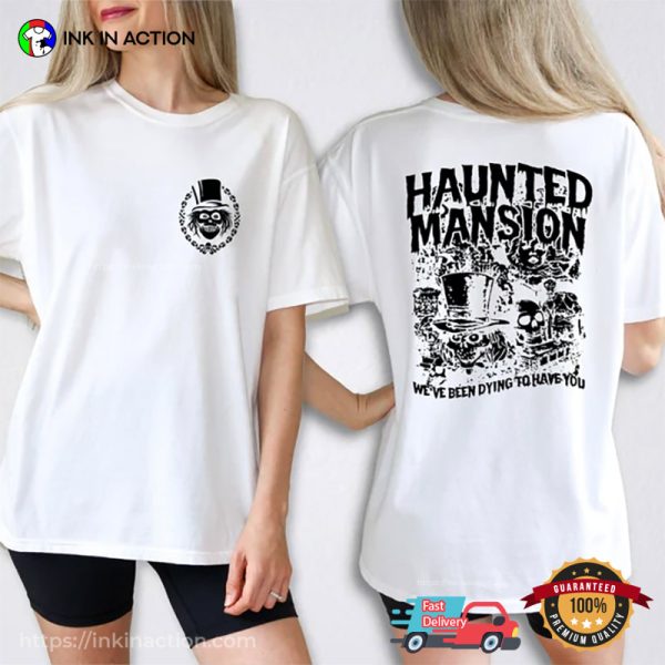 Retro Haunted Mansion Halloween Comfort Colors Tee