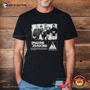 Retro Imagine Dragons 2024 Concert Shirt 3