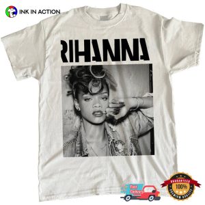 Retro Rihanna Photo T shirt 1