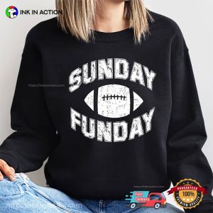 Retro Sunday Funday Football Season T shirt 1