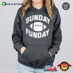 Retro Sunday Funday Football Season T shirt 3