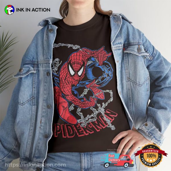 Retro Vintage Spiderman Intro Tee