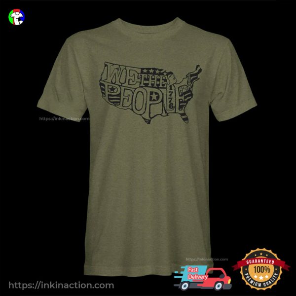 Retro We The People USA 1776 T-shirt