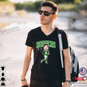 Rodgers NYJ Funny Graphic Signature T-shirt