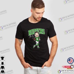 Rodgers NYJ Funny Graphic Signature T shirt 3