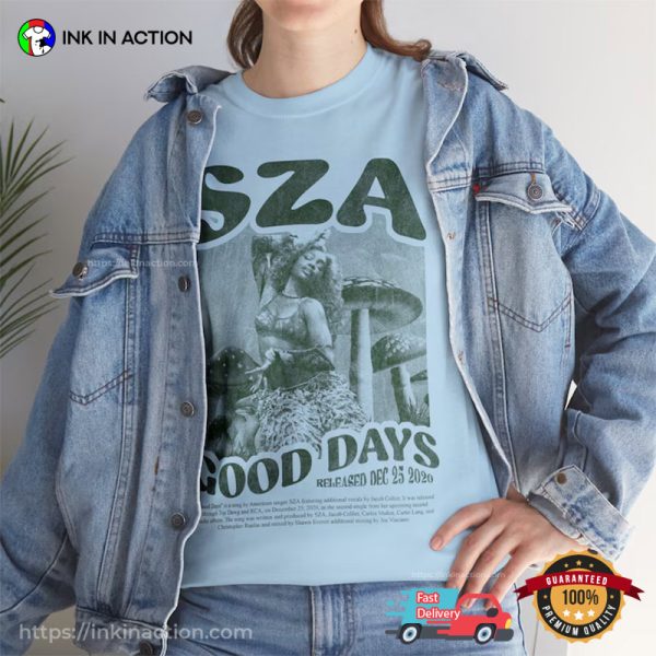 SZA Good Day’s Released 25 2020 Comfort Color Tee