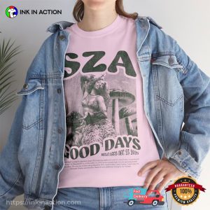 SZA Good Day's Released 25 2020 Comfort Color Tee 3