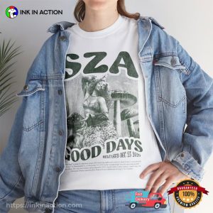 SZA Good Day's Released 25 2020 Comfort Color Tee 4