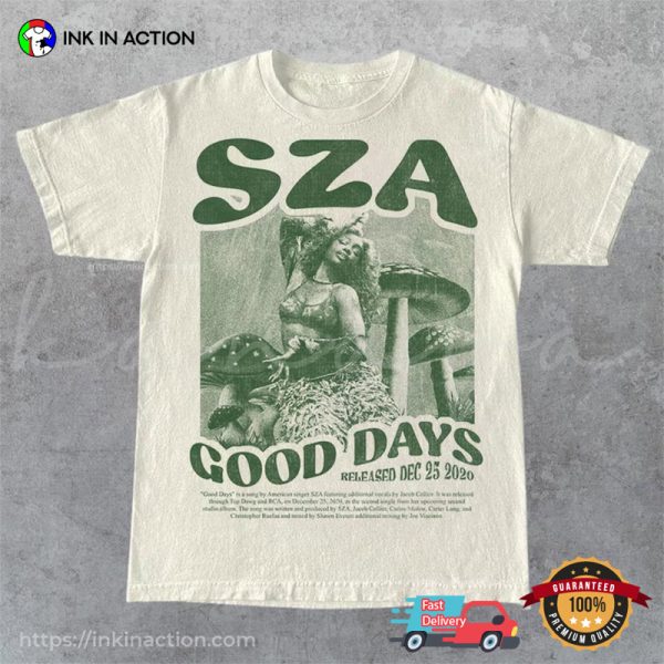 SZA Good Day’s Released 25 2020 Comfort Color Tee