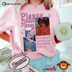 Sabrina Carpenter Please Please Please Comic Style Comfort Colors T-shirt