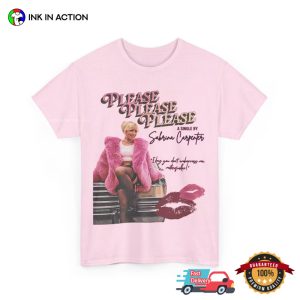 Sabrina Carpenter Singer Please please please Comfort Colors Tee 1