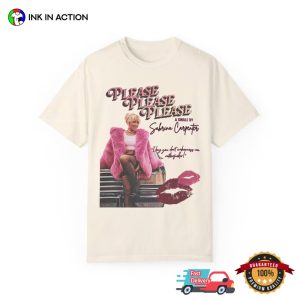 Sabrina Carpenter Singer Please please please Comfort Colors Tee 2