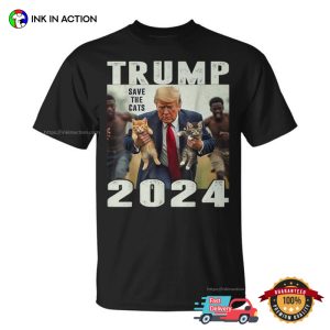 Save The Cats Parody Trump 2024 T-shirt