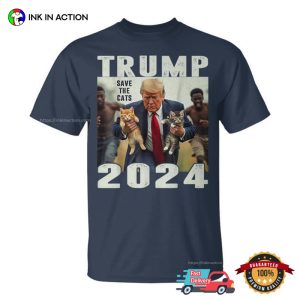 Save The Cats Parody Trump 2024 T shirt 3