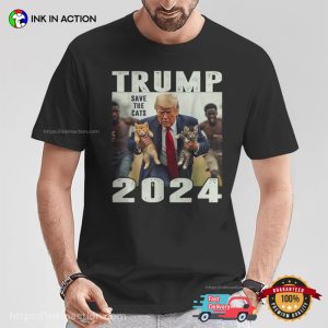 Save The Cats Parody Trump 2024 T-shirt