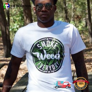 Seven Leaf Smoke Weed Everyday White T-shirt