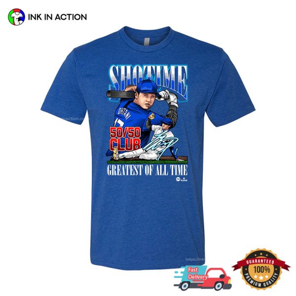 Shotime Greatest Of All Time 50 50 Club Shohei Ohtani T-shirt