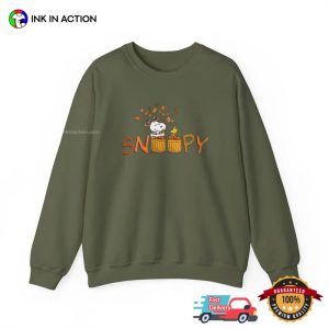 Snoopy And Woodstock Autumn Adorable Tee 2