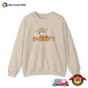 Snoopy And Woodstock Autumn Adorable Tee 3