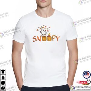 Snoopy And Woodstock Autumn Adorable Tee