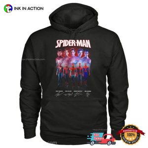 Spider Man All Actors Super Hero T shirt 2