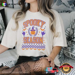 Spooky Season Retro Halloween Comfort Colors T shirt 3