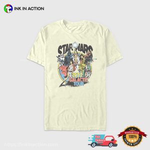 Star Wars 1977 Galactic Tour Retro Comic T shirt 3