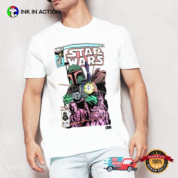 Star Wars Comic Retro 1980s Graphic T-Shirt