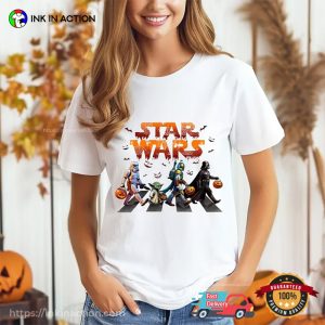 Star Wars Halloween Abbey Road Crossing Comfort Colors T shirt 4