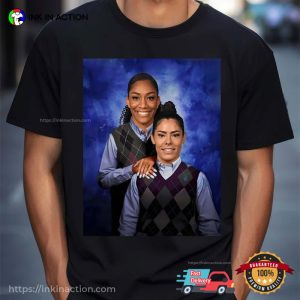 Step Sister Kelsey Plum Aja Wilson Las Vegas Aces Shirt