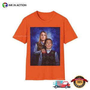 Step Sisters Breanna Stewart And sabrina ionescu basketball Funny Meme T shirt 2