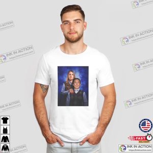 Step Sisters Breanna Stewart And Sabrina Ionescu Basketball Funny Meme T-shirt