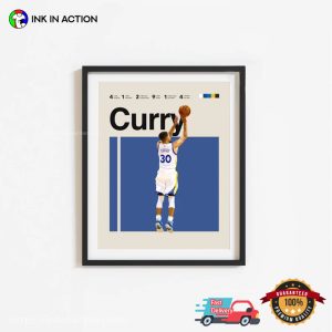 Steph Curry Golden State Warriors NBA Poster