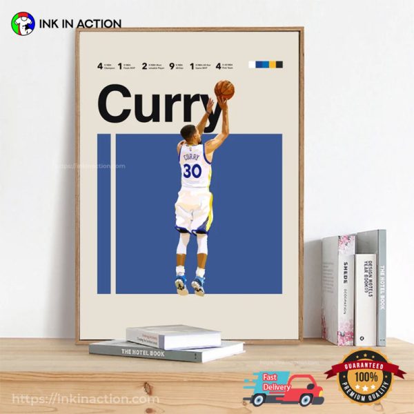 Steph Curry Golden State Warriors NBA Poster