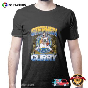 Stephen Curry Grunge Illustration T Shirt 3