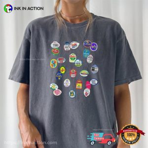 Summer Fruit Graphic Sticker Comfort Color Shirt