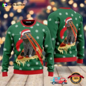 Super Santa Cat Cute Christmas Sweaters