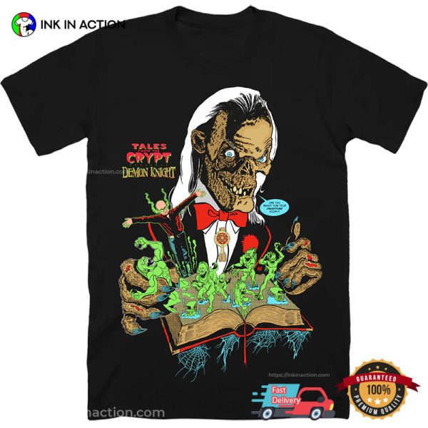 Tales From The Crypt Demon Knight Classic Horror Movie T-shirt