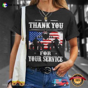 Thank You For Your Service Patriotic Tee 1