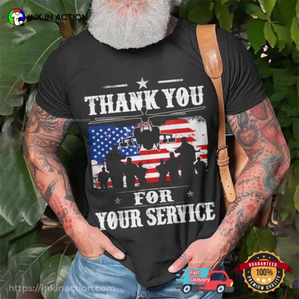 Thank You For Your Service Patriotic Tee