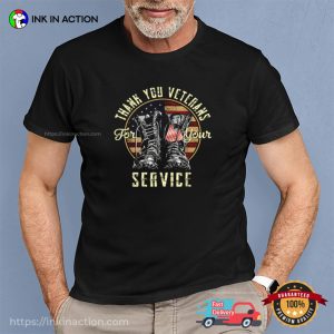 Thank you Veterans For Your Service Veterans Day T Shirt 2