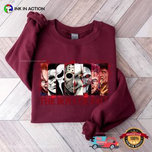 The Boys Of Fall Scary Horror Movie Characters T-shirt