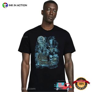 The Haunted Mansion Scary Halloween Retro T-shirt