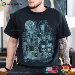 The Haunted Mansion Scary Halloween Retro T-shirt