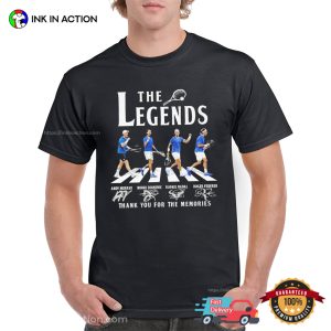 The Legends Of Tennis Abbey Road Crossing Signatures T shirt 3