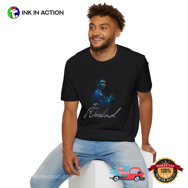 The Weeknd Music Concert Portrait Softstyle T-shirt