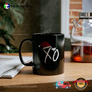 The Weeknd XO With Christmas Hat Mug 1