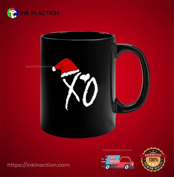 The Weeknd XO With Christmas Hat Mug