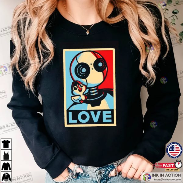 The Wild Robot Programmed Love T-shirt